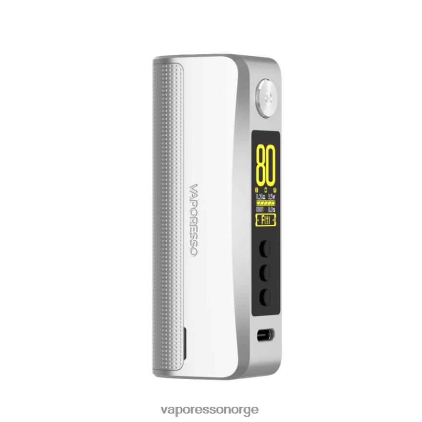 Vaporesso Vape Instructions | Vaporesso GEN 80-talls mod sølv B8VXB6238